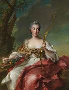 Jean Marc Nattier Madame de Maison-Rouge as Diana Spain oil painting artist